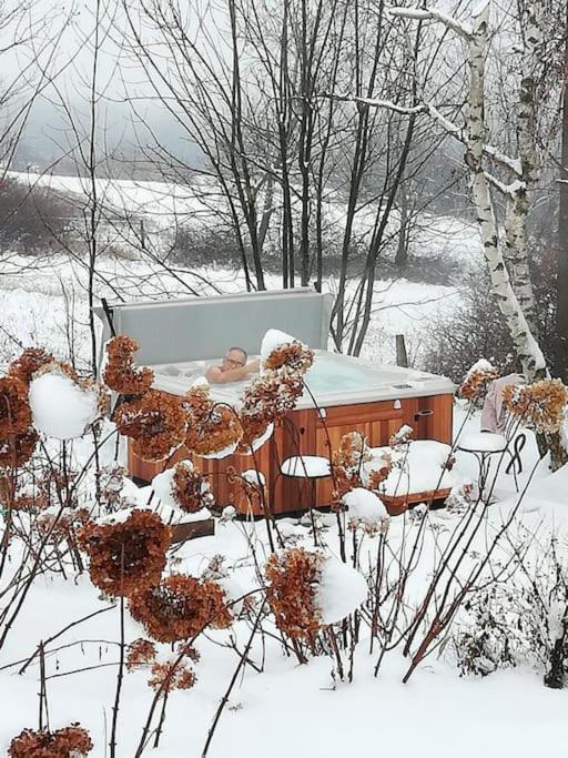 Gite De Charme 5 Etoiles Pour Couple Avec Sauna Et Jacuzzi Exterieurs Privatifs Peaugres Εξωτερικό φωτογραφία